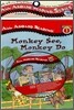 All Aboard Reading 1 : Monkey See, Monkey Do (Book+CD)