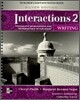 Interactions 2 Writing : Teacher's Edition with Tests (Silver Edition)