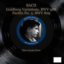Glenn Gould 바흐: 골드베르크 변주곡, 파르티타 5번 [1954, 55년 녹음] - 글렌 굴드 (J.S.Bach: Goldberg Variations BWV988, Partita No.5 BWV829)