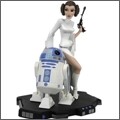 스타워즈 : Star Wars Animated Princess Leia and R2-D2 Maquette