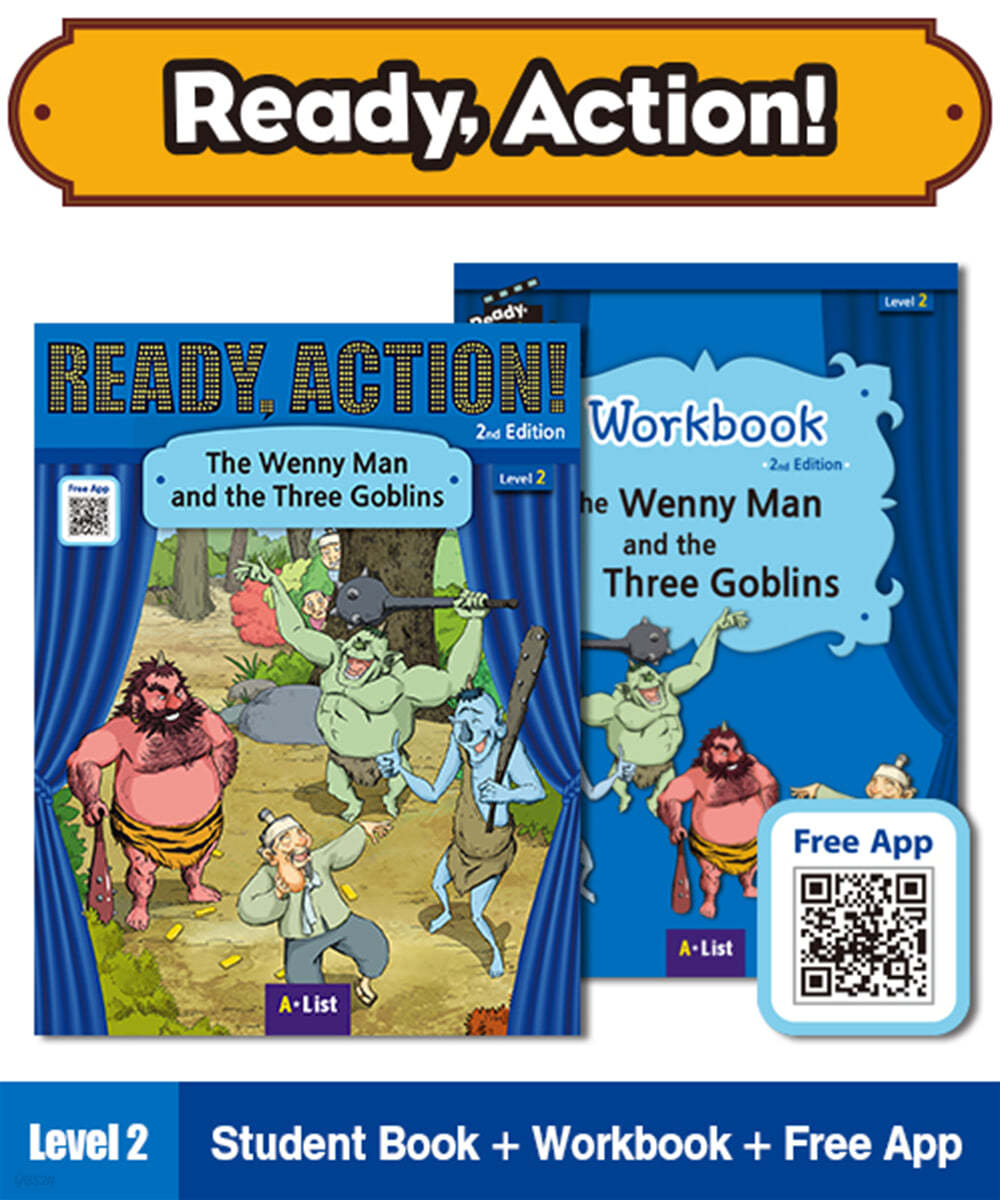 Ready Action Level 2 : The Wenny Man and the Three Goblins (SB+WB)