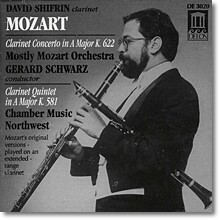 David Shifrin 모차르트: 클라리넷 협주곡, 클라리넷 오중주 (Mozart: Clarinet Concerto K. 622, Clarinet Quintet K. 581) 데이빗 쉬프린