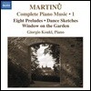 Giorgio Koukl 마르티누: 피아노 작품 1집 (Martinu: Piano Music Vol.1)