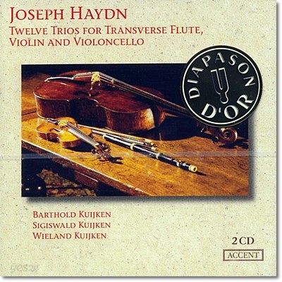 Barthold / Sigiswald Kuijken 하이든 : 플루트 트리오 (Haydn: 12 Trios for transverse flute, violin &amp; cello)