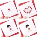 카네이션 메시지카드 4set