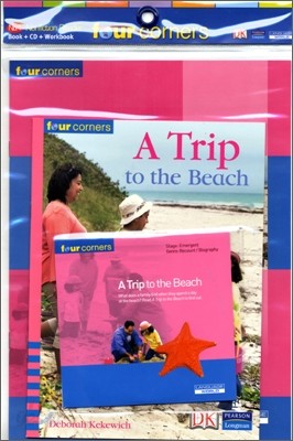 Four Corners Emergent #24 : A Trip to the Beach (Book+CD+Workbook)