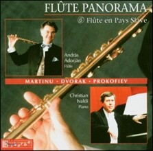 Andras Adorjan 플루트 파노라마 6집: 슬라브 작품집 - 마르티누 / 드보르작 / 프로코피에프 (Flute Panorama Vol.6: Flute en Pays Slave - Martinu / Dvorak / Prokofiev) 안드라스 아도르얀