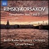 Gerard Schwarz 림스키 코르사코프: 교향곡 1번, 3번 [개정판 버전] (Nikolai Rimsky-Korsakov: Symphonies Op.1, Op.32) 서베를린 라디오 심포니, 제러드 슈워츠