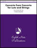Concerto from Concerto for Lute and Strings for Trumpet