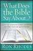 What Does the Bible Say About...?