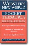Webster's New World Pocket Thesaurus