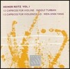 Ingolf Turban 하이너 라이츠 1집 - 바이올린 카프리스, 첼로 카프리스 (Heiner Reitz Vol.1 - 12 Caprices For Violin / Cello) 잉골프 투르반, 웬신 양