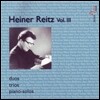 Peter-Lukas Graf 하이너 라이츠 3집 - 이중주, 삼중주, 피아노 독주 (Heiner Reitz Vol.3 - Duos, Trios, Piano Solos)