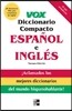 Vox Diccionario Compacto Espanol E Ingles, 3e (Pb)