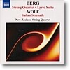 New Zealand String Quartet 베르크 : 현악사중주, 서정모음곡 / 볼프 : 이탈리아 세레나데
