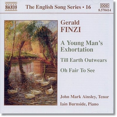 Roderick Williams 제럴드 핀치: 젊은이의 충고 (Gerald Finzi: A Young Man's Exhortation, Op. 14)