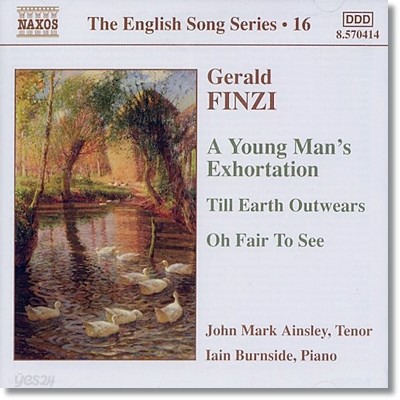 Roderick Williams 제럴드 핀치: 젊은이의 충고 (Gerald Finzi: A Young Man&#39;s Exhortation, Op. 14)