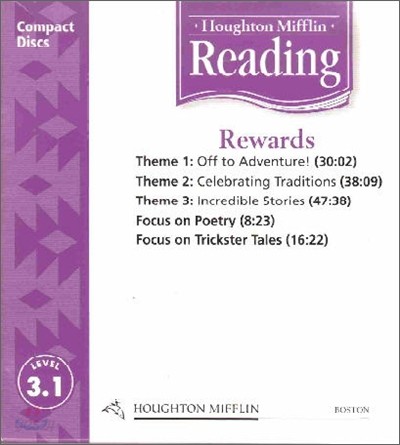 [Houghton Mifflin Reading] Grade 3.1 Rewards : Audio CD (2005 Edition)