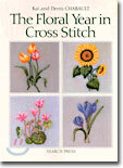 The Floral Year in Cross Stitch (Hardcover)