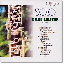 Karl Leister 솔로 클라리넷 소품집 (Solo) 칼 라이스터