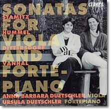 Anna Barbara Duetschler 스타미츠 / 훔멜 / 디테르스도르프 / 반할: 비올라 소나타 (Stamitz/ Hummel/ Dittersdorf/ Vanhal : Viola Sonata)