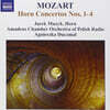 Jacek Muzyk 모차르트: 호른 협주곡 1-4번 (Mozart: Horn Concerto K.412, K.417, K.447, K.495)