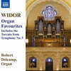 Robert Delcamp 비도르: 교향곡 1-6번 발췌, 바흐의 메멘토, 고딕 심포니 외 (Charles-Marie Widor: Organ Favourites)