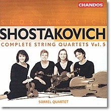 Sorrel Quartet 쇼스타코비치: 현악 사중주 전곡 5집 (Shostakovich: Complete String Quartets Vol.5)