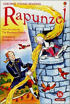 Usborne Young Reading Audio Set Level 1-16 : Rapunzel (Book & CD)