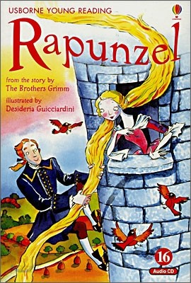 Usborne Young Reading Audio Set Level 1-16 : Rapunzel (Book &amp; CD)