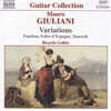 Ricardo Gallen 줄리아니: 기타 음악 1집 - 변주곡 (Giuliani: Guitar Music Vol. 1 - Variations)