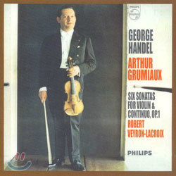 Arthur Grumiaux 헨델: 바이올린과 콘티누오 소나타 - 아르투르 그뤼미오 (Handel : Six Sonata For Violin And Continuo Op.1)