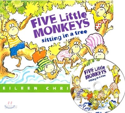 [노부영]Five Little Monkeys Sitting in a Tree (Board Book &amp; CD Set)