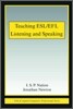 Teaching ESL/EFL Listening And Speaking