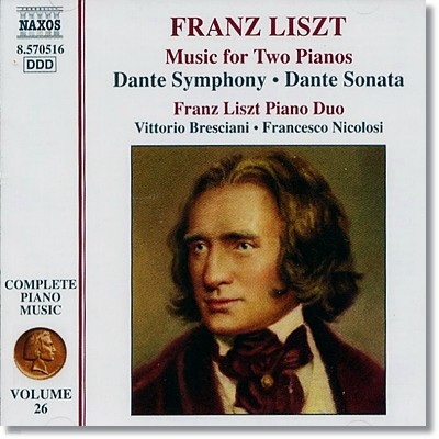 Franz Liszt Piano Duo 리스트: 피아노 이중주 작품집 - 단테 소나타, 단테 교향곡 (Liszt: Music for Two Pianos - Dante Symphony, Dante Sonata)