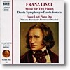 Franz Liszt Piano Duo 리스트: 피아노 이중주 작품집 - 단테 소나타, 단테 교향곡 (Liszt: Music for Two Pianos - Dante Symphony, Dante Sonata)