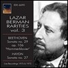 Lazar Berman 라자르 베르만 희귀 녹음 3집 - 베토벤: 함머클라비어 소나타 / 하이든: 소나타 27번 (Rarities, Vol. 3 - Beethoven: Piano Sonata No.29 Op.106 'Hammerklavier' / Haydn: Sonata)