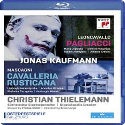 마스카니: 카바레리아 루스티카나, 레온카발로: 팔리아치 (Mascagni: Cavalleria Rusticana, Leoncavallo:Pagliacci) (한글자막)(Blu-ray)(2016) - Jonas Kaufmann