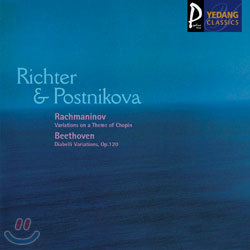 BeethovenㆍRachmaninov : Variations on a Theme of ChopinㆍDiabelli Variations: RichterㆍPostnikova