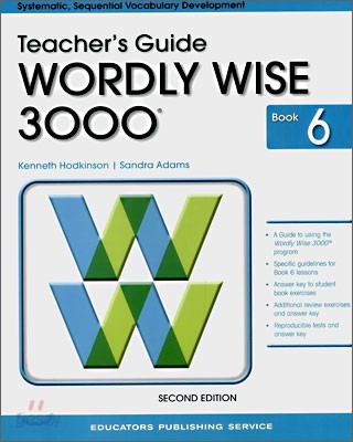 Wordly Wise 3000 : Book 6 Teacher&#39;s Guide (2nd Edition)