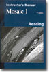 Mosaic 1 Reading : Instructor's Manual