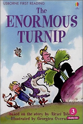 Usborne First Reading Level 3-3 : The Enormous Turnip (Book & CD)