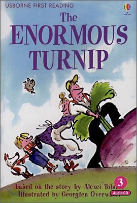 Usborne First Reading Level 3-3 : The Enormous Turnip (Book &amp; CD)