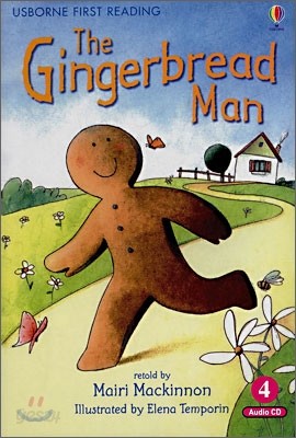 Usborne First Reading Level 3-4 : The Gingerbread Man (Book &amp; CD)