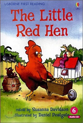 Usborne First Reading Level 3-6 : The Little Red Hen (Book &amp; CD)