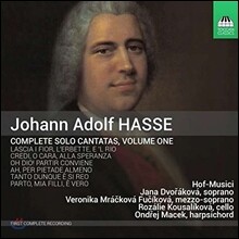Hof-Musici 요한 아돌프 하세: 솔로 칸타타 전곡 1집 - 실내용 솔로 소나타 (Johann Adolf Hasse: Complete Solo Cantatas Vol.1) 호프 무지치