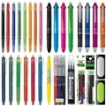 [알앤비]PILOT frixion 지워지는 볼펜 프릭션 볼 노크식 0.38 0.4 0.5 0.7mm/3색4색펜/형광펜/리필심 모음