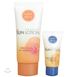 해피바스 퍼펙트 선로션 SPF50+/PA+++  60ml 기획세트