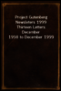 Project Gutenberg Newsleters 1999