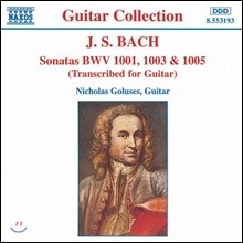 Nicholas Goluses 바흐: 소나타 기타 편곡집 (Bach Sonatas - transcribed for guitar by Nicholas Goluses)